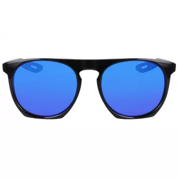 NIKE FLATSPOTXXIIM Unisex Sunglasses - Black Frame, Smoke Grey Lens, 52/20/145 mm