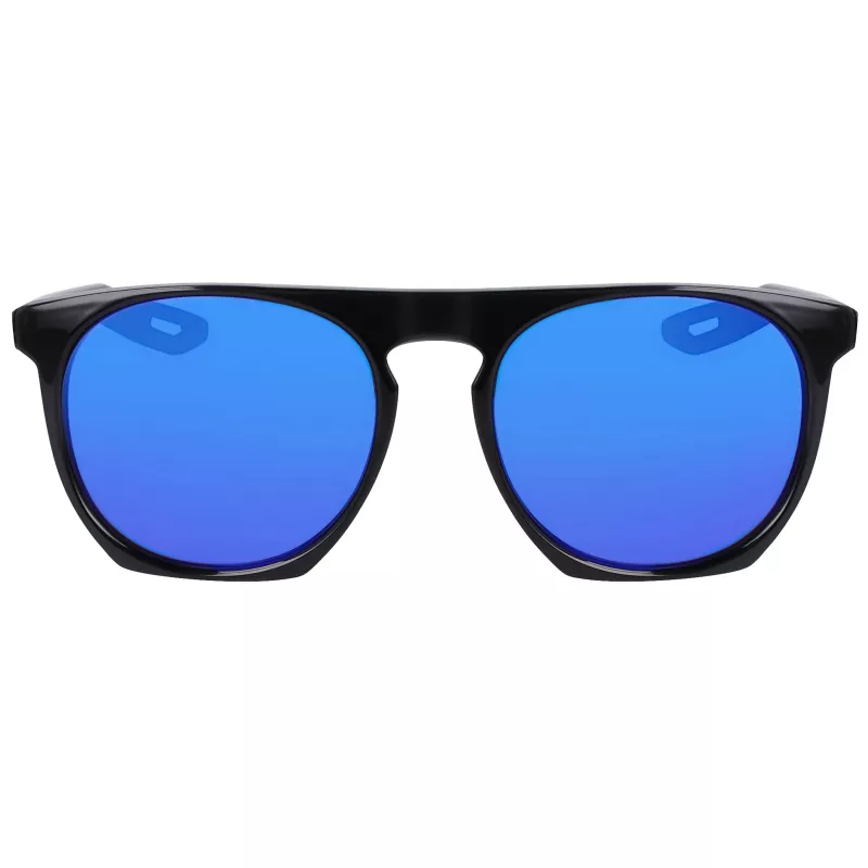 NIKE FLATSPOTXXIIM Unisex Sunglasses - Black Frame, Smoke Grey Lens, 52/20/145 mm