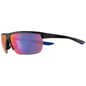 NIKE Unisex NIKETEMPESTSE Sunglasses - 67/12/122 mm - Matte Black Frame, Smoke Grey Lens