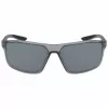 NIKE WINDSTORMC46 Men's Sport Sunglasses - Matte Black/Grey - 65mm Lens - 100% UV Protection