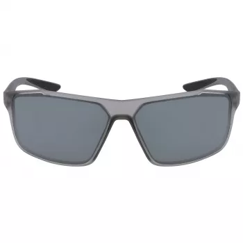 NIKE WINDSTORMC46 Men's Sport Sunglasses - Matte Black/Grey - 65mm Lens - 100% UV Protection
