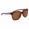 NIKE Women NKFV2412-203 Sunglasses Dark Brown Square Frame Brown Tint Lens 51/18/135 mm