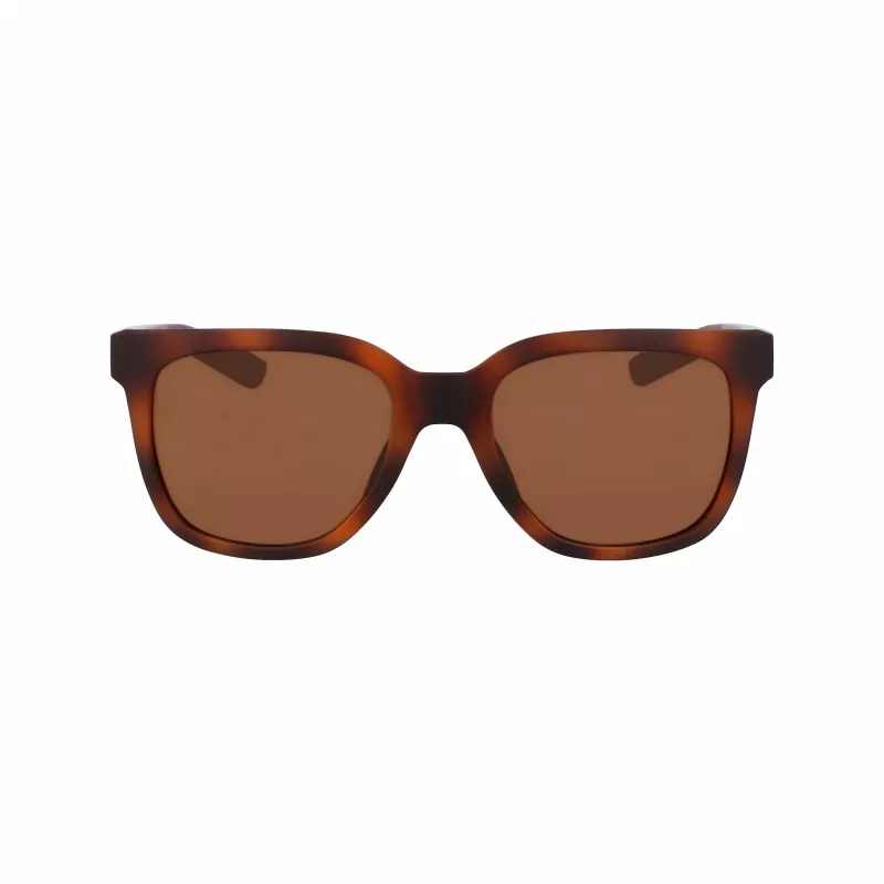NIKE Women NKFV2412-203 Sunglasses Dark Brown Square Frame Brown Tint Lens 51/18/135 mm