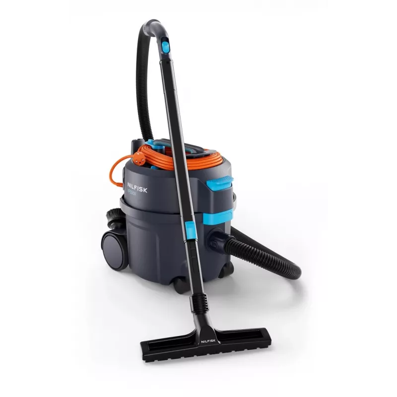 Nilfisk 107421157 Recycled Plastic Dry Vacuum Cleaner, 800 W, 10 L, 69 dB, 10 m Cable