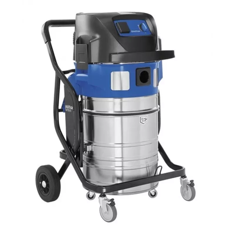 Nilfisk ATTIX 965-21 SD XC Wet & Dry Vacuum Cleaner, 50 L Stainless Steel, 1200 W, M-Class, XtremeClean