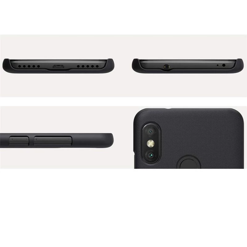 Nillkin Super Frosted Shield Case for Xiaomi Redmi Note 6 Pro - Black