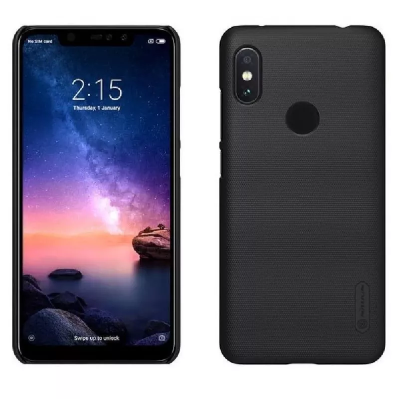 Nillkin Super Frosted Shield Case for Xiaomi Redmi Note 6 Pro - Black