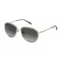 NINA RICCI Women's Cat Eye Sunglasses SNR057570361 - Black Acetate Frame, Grey Gradient Lens