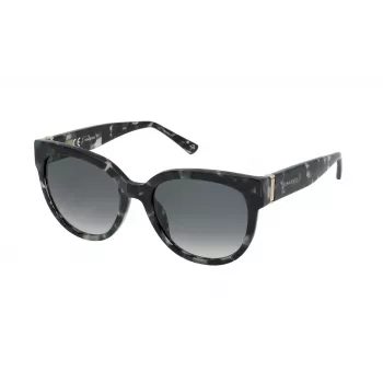 NINA RICCI Women's Cat-Eye Sunglasses SNR26154096N Havana Acetate Brown Gradient Lens 54/19/135 mm