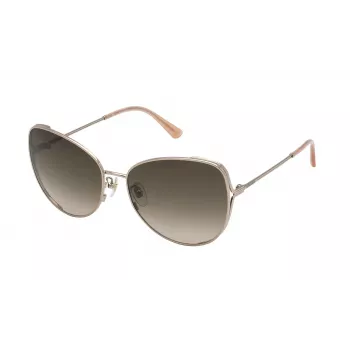 NINA RICCI Women's Sunglasses SNR302-600A32 Havana/Brown Tortoise Frame Brown Gradient Lens 60/16/135 mm