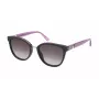 NINA RICCI Women's Sunglasses SNR3585401CK - Black Acetate Frame, Grey Gradient Lens, 54/19/140 mm