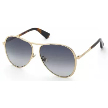 Nina Ricci Women's Sunglasses SNR407-590300 - Acetate Frame, UV400 Protection, 59mm Lens