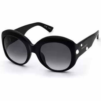 NINA RICCI Women's Sunglasses SNR440S570700 - Butterfly Acetate Frame with Gradient Grey Lenses