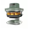 Ninja AS090EUGN 5-in-1 XL Glass Air Fryer Crispi Pro, 5.7 L, 2050 W, Moss Green