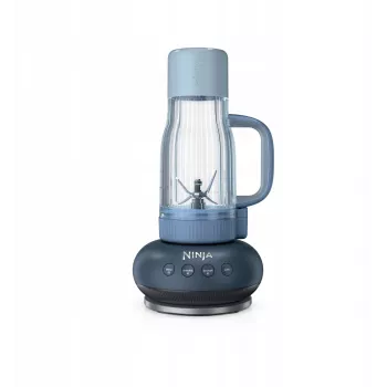 Ninja BlendBoss DB351EUCY 1200W Tabletop Blender with 2.1L Pitcher and 700ml Personal Cup, Cyberspace