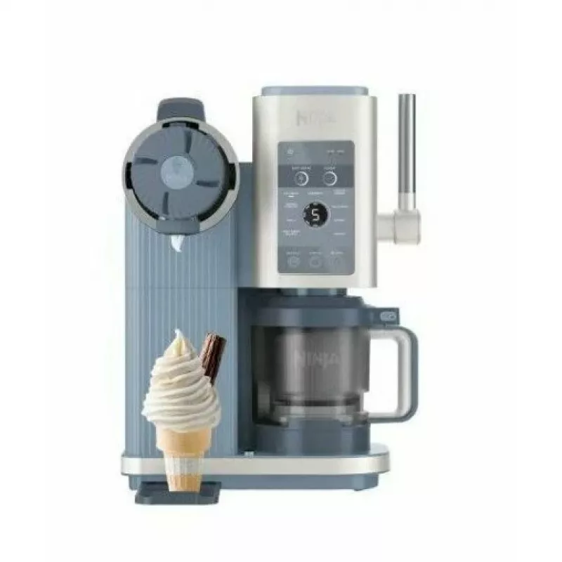 Ninja Creami Scoop & Swirl 13-in-1 Ice Cream and Slush Maker 0.48L Blue EU NC702EU