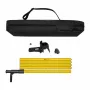 NIVEL SYSTEM Rod LP-36 3.6m Aluminum Alloy Surveying Leveling Rod with Bubble Vial and Carrying Case