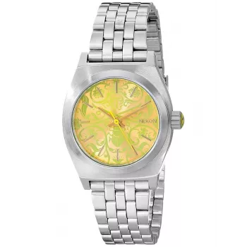 NIXON Small Time Teller Women's Watch A399-1898-00 27mm Rose Gold Stainless Steel
