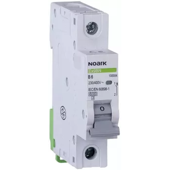 NOARK Ex9BN 1P C10 Miniature Circuit Breaker 10A C-Curve 6kA 1-Pole