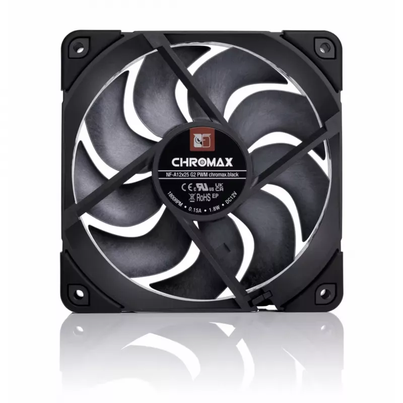 Noctua NF-A12x25 G2 PWM chromax.black 120mm Fan