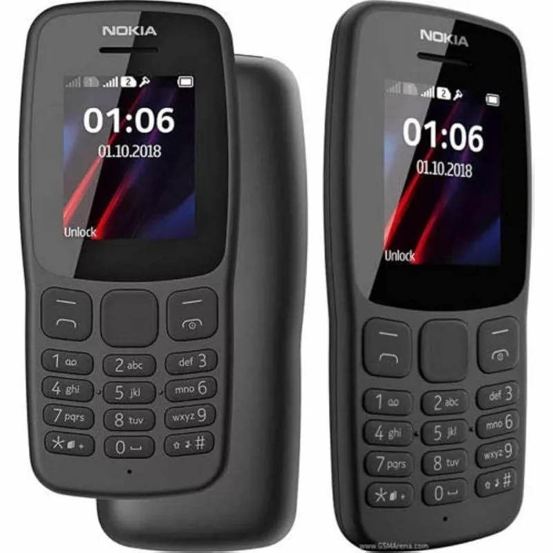 Nokia 106 TA-1114 Dual SIM 4MB Black OEM