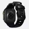 NOMAD Rocky Point Band for Apple Watch 46mm/49mm with FKM and Titanium (Carbon Black, Black Hardware)