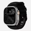 NOMAD Rocky Point Band for Apple Watch 46mm/49mm with FKM and Titanium (Carbon Black, Black Hardware)