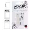 Noosy NS-SIM-WH SIM Card Adapter Kit White (Nano/Micro to Micro/Standard, 3 Adapters + Ejector Pin)