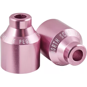 North Shortie Pro Scooter Peg - 50mm Black Anodized Aluminum Pair