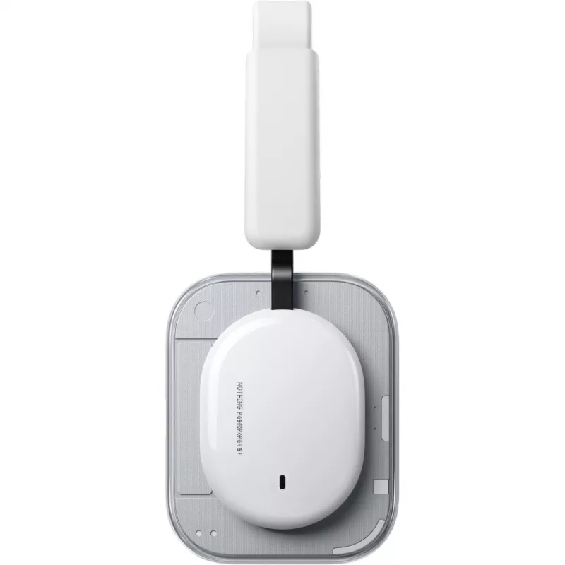 Nothing Headphone (a) White - Wireless Over-Ear Headphones with Smart ANC, 40 kHz, Bluetooth 5.3, 42.5h Battery