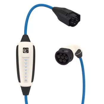 NRGkick Mobile Wallbox 16A 5m Pure for PV Charging (White, 11 kW, 5 Meter Cable, WLAN + Bluetooth)