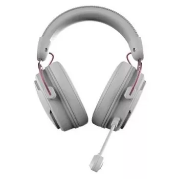 Nubi NH1 Wired Over-Ear Gaming Headset with Detachable Boom Microphone, 50mm Drivers, 3.5mm Jack, Rose Gold