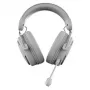 Nubi NH1 Wired Over-Ear Gaming Headset with RGB Lighting, 50mm Drivers, Noise-Isolating Microphone - White