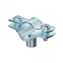 OBO ASG 732 12 G Distance Clamp with M6 Thread Connection, Clamping Range 10-12 mm, Steel, Electrogalvanized