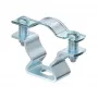 OBO ASL 733 25 G Spacer Clamp with Slotted Hole, 20-25 mm, Electro-Galvanized Steel