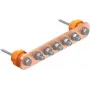 OBO BETTERMANN 1809 M Equipotential Bonding Bar, 10 Connection Points, Grey/Transparent, IP20, 5015844