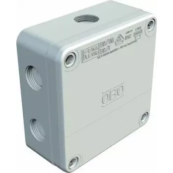 OBO Bettermann 2001861 Abox-i Cable Junction Box 50 x 110 x 110 mm Grey IP67