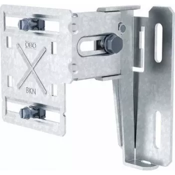 OBO Bettermann BKN12020 Mounting Bracket, Hot-Dip Galvanized, 120-205 mm 6288005