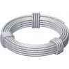 OBO BETTERMANN Galvanized Steel Wire Rope 5mm x 10m, 6x7 Construction, DIN 3055, 14.7 kN Breaking Load (5303222)
