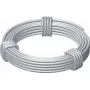 OBO BETTERMANN Galvanized Steel Wire Rope 5mm x 10m, 6x7 Construction, DIN 3055, 14.7 kN Breaking Load (5303222)