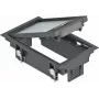 OBO Bettermann GES2U 2-Gang Device Insert Graphite Black (7405120)