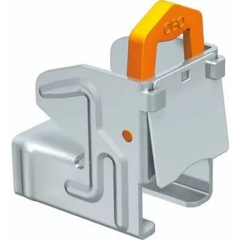 OBO Bettermann Girder Clamp 328 2 for 10-19 mm Flanges, Hot-Dip Galvanised Steel, M8 Thread 1408046