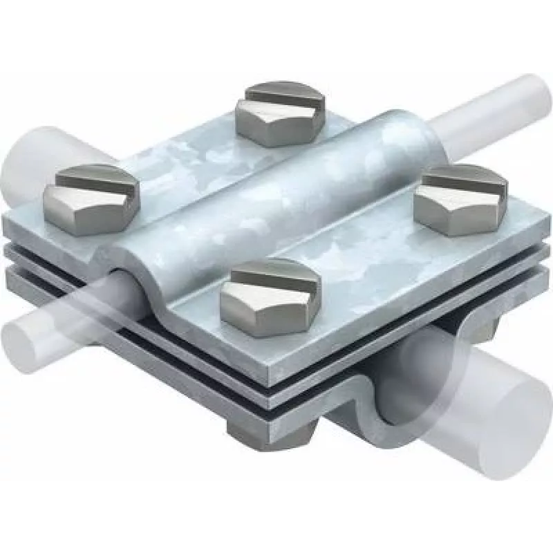 OBO Bettermann Type 252 Cross Connector VZ 8-10x16 FT Hot-Dip Galvanized Steel 5312345