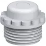OBO BETTERMANN V-TEC VM PG9 Screw-In Nipple with Push-Out Membrane, Light Grey, 100 pcs 2032503