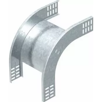 OBO Bettermann Vertical Bend RBV 610 F FS 90° Downward 60x100mm Hot-Dip Galvanized 7007055