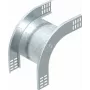 OBO Bettermann Vertical Bend RBV 610 F FS 90° Downward 60x100mm Hot-Dip Galvanized 7007055