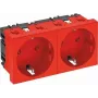 OBO BETTERMANN Vertr Socket Outlet 0° 2-Way Schutzkontakt STD (6120028)
