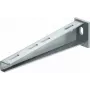 OBO Bettermann Wall and Pole Bracket AW 30 71 FT, 710 mm Projection, Hot-Dip Galvanized Steel, 30x30 mm Profile 6419836