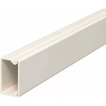 OBO BETTERMANN WDK 15030 15x30mm Cable Trunking Cream White 2m 6025013