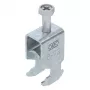 OBO BS-H1-M-12 FT U-Bolt Clamp 8-12mm Hot-Dip Galvanized Steel 1186002